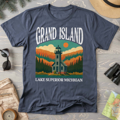 Grand Island Michigan "Big and Bold" Comfort Colors T-Shirt