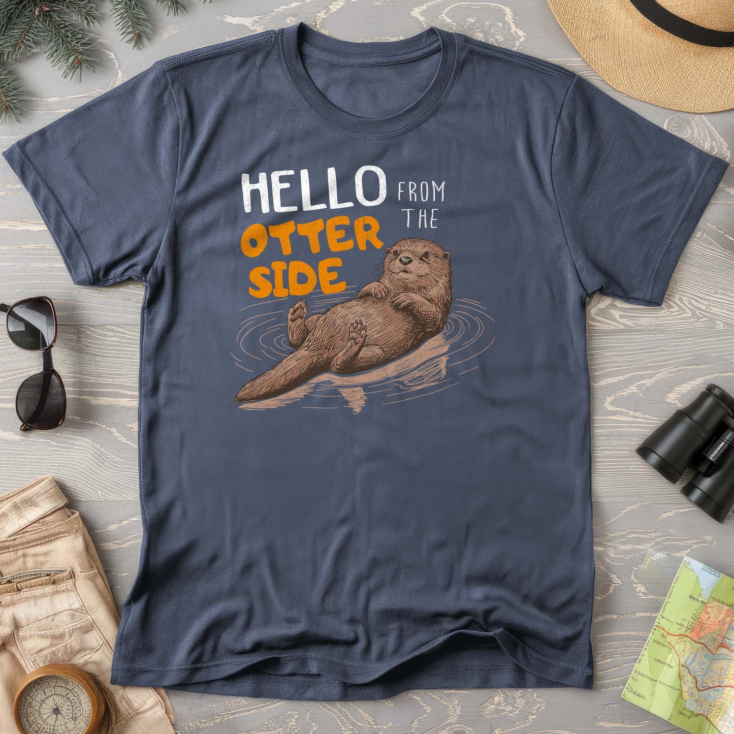 Hello From the Otter Side Comfort Colors T-shirt