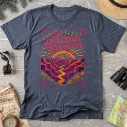 Grand Canyon Retro Neon Comfort Colors T-shirt