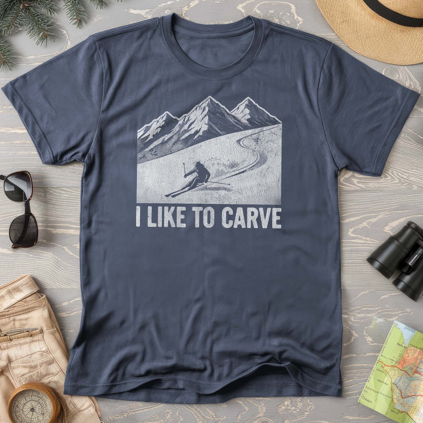 I Like To Carve Comfort Colors T-shirt