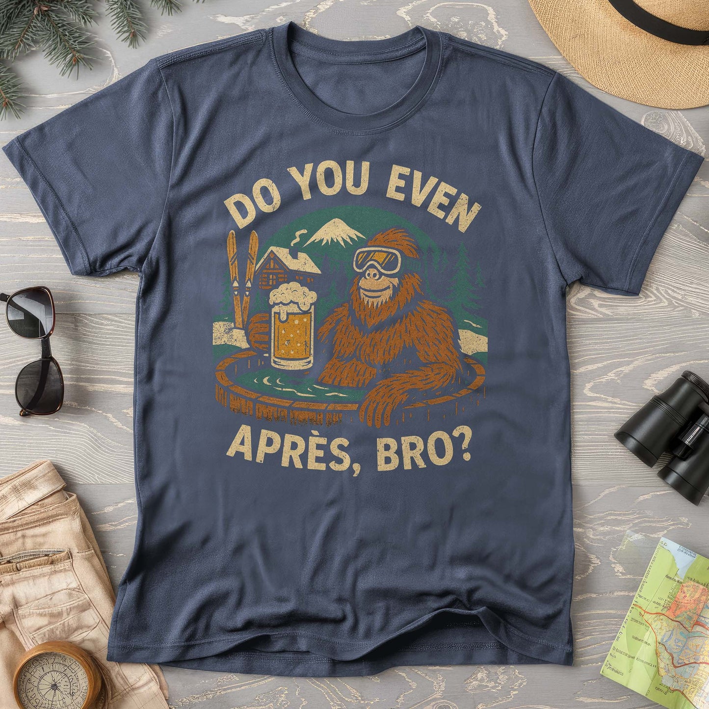 Bigfoot Apres Comfort Colors Tshirt