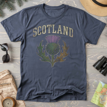 Scotland Distressed Thistle Comfort Colors T-shirt