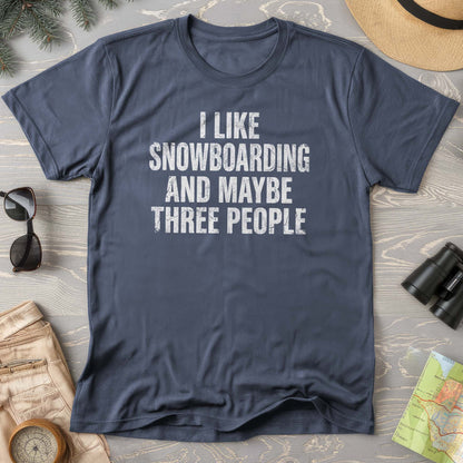 I Like Snowboarding Comfort Colors T-shirt