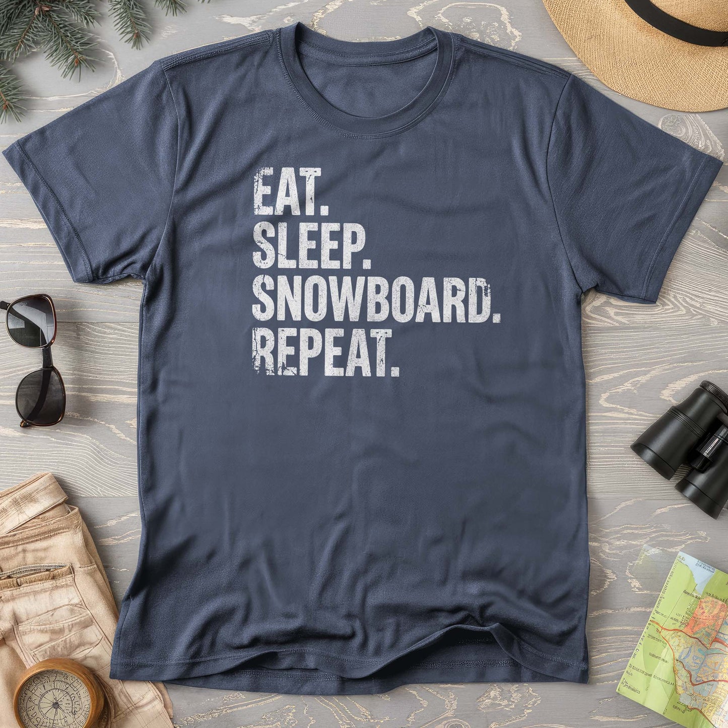 Eat Sleep Snowboard T-shirt