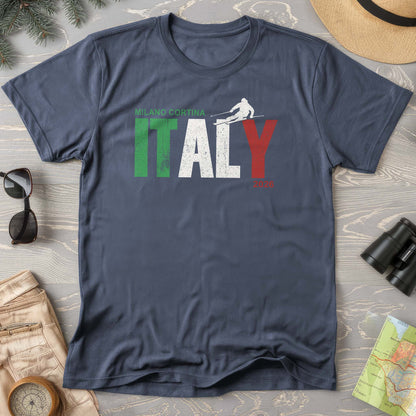 Milano Cortina Skier T-Shirt