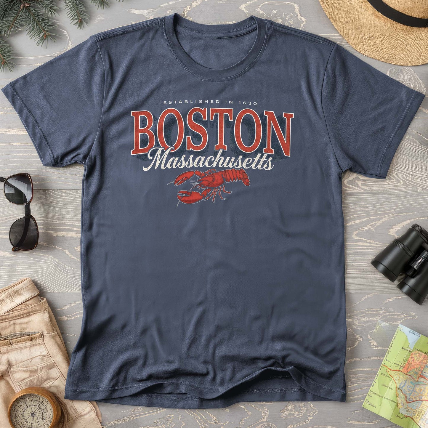 Boston Retro Lobster T-Shirt