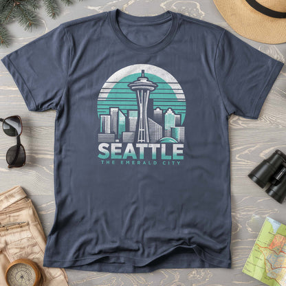 Seattle Retro Needle T-Shirt