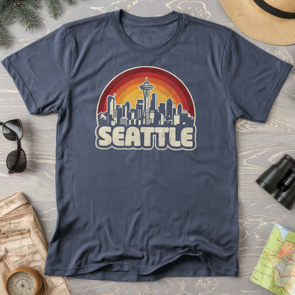 Seattle Retro Sunset T-Shirt