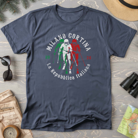 Milano Cortina Skier T-Shirt