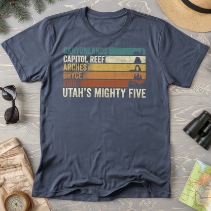 Utah's Mighty Five Stripes T-Shirt