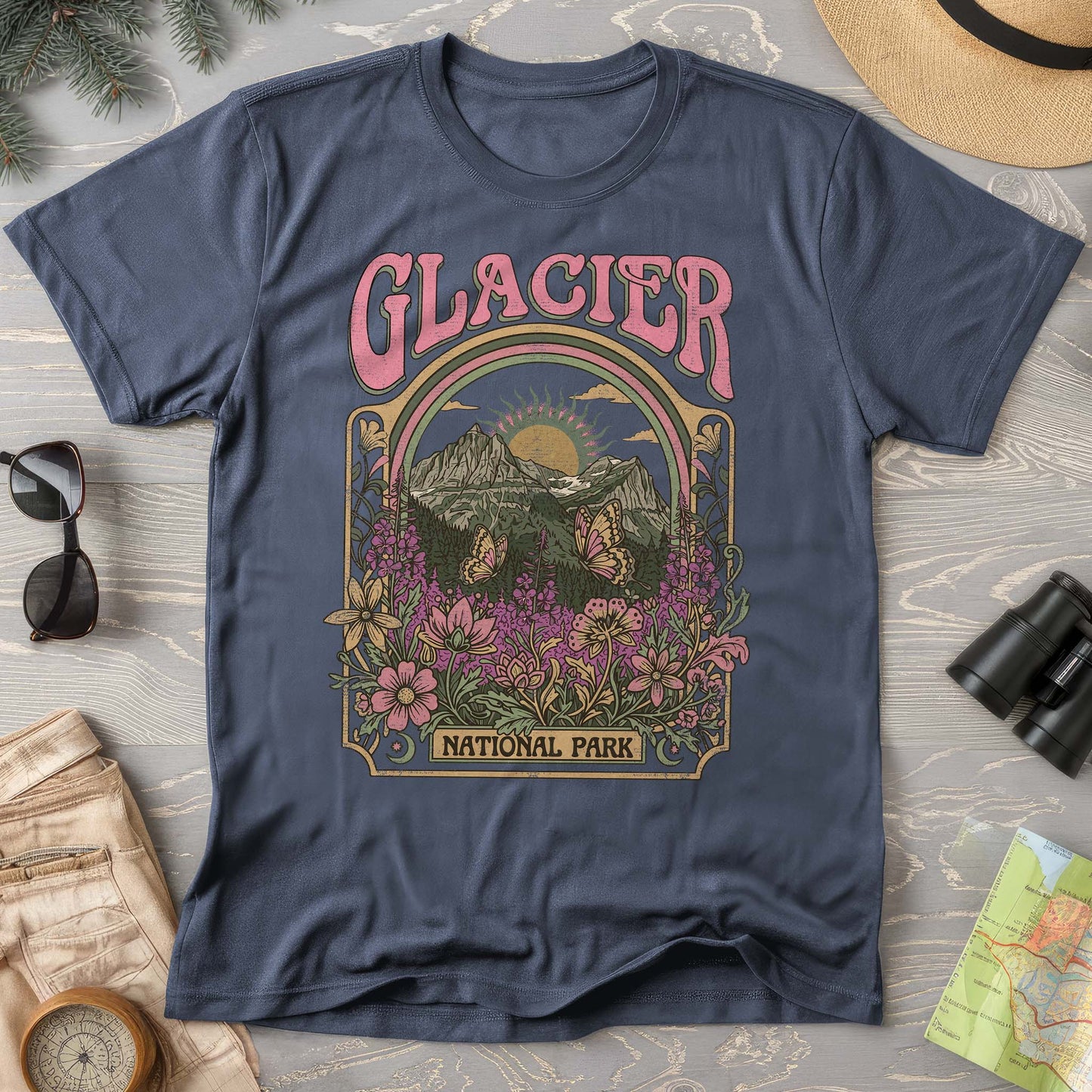 Glacier Butterfly T-Shirt