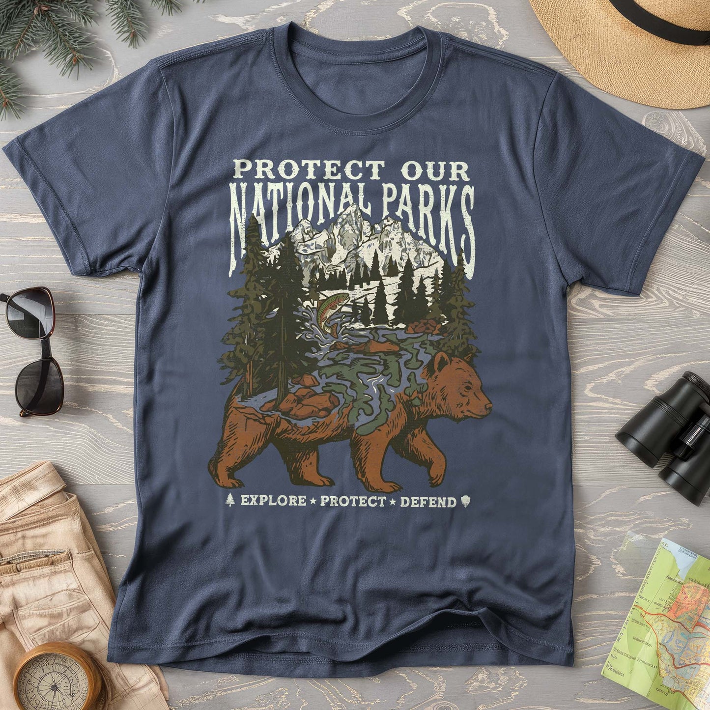 Protect Our Parks Bear T-Shirt