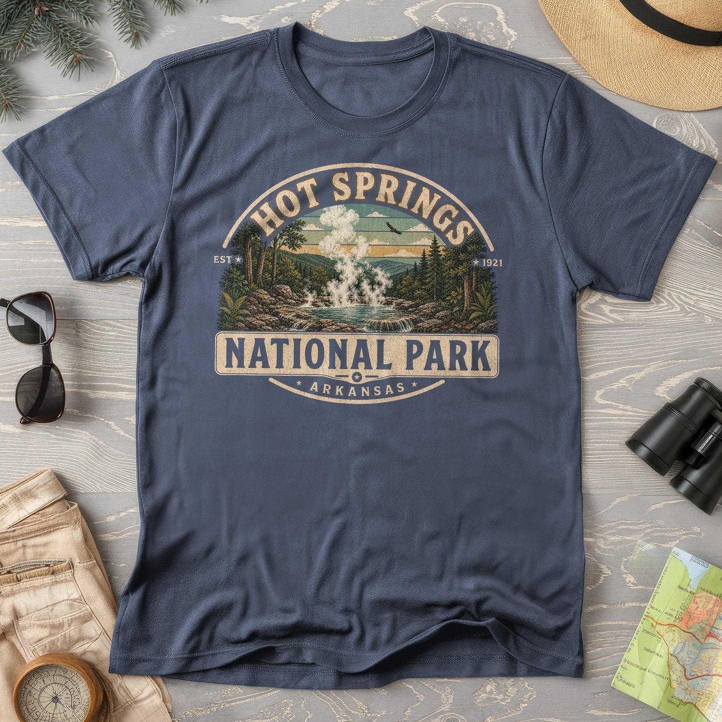 Hot Springs Medallion T-Shirt