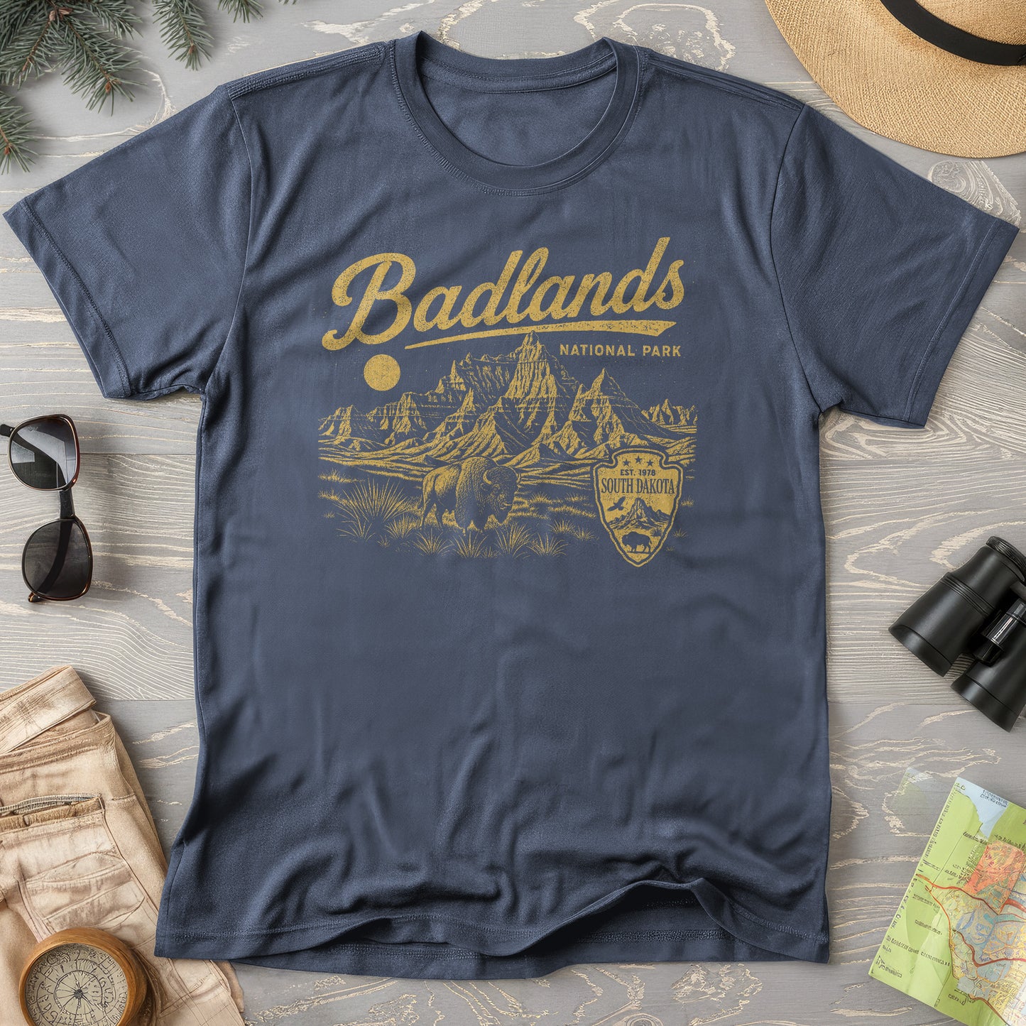 Badlands Vintage Sketch T-Shirt
