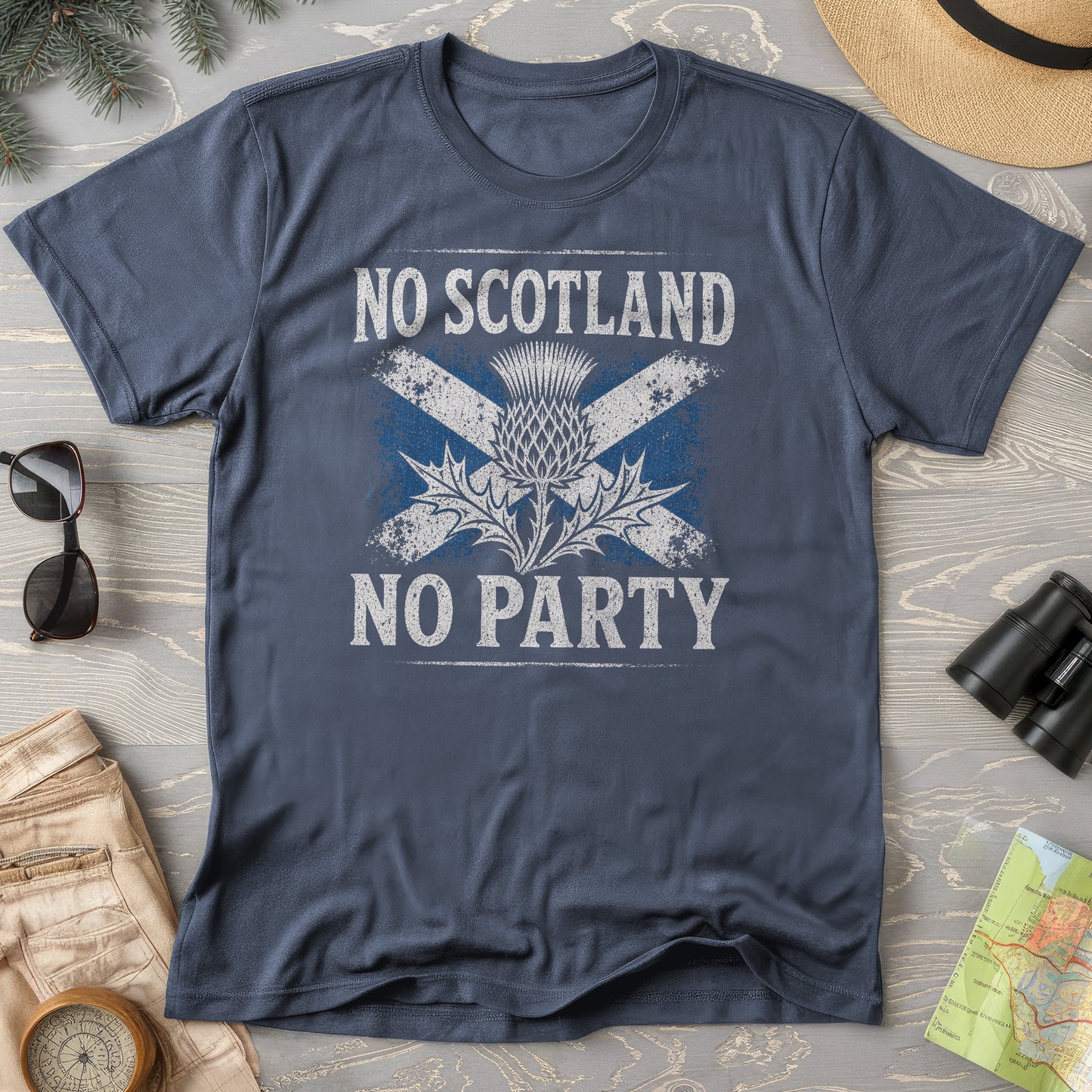 Scotland No Party Flag T-Shirt