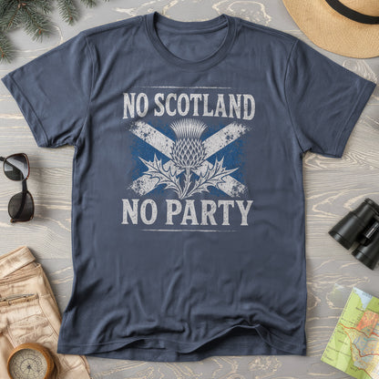 Scotland No Party Flag T-Shirt