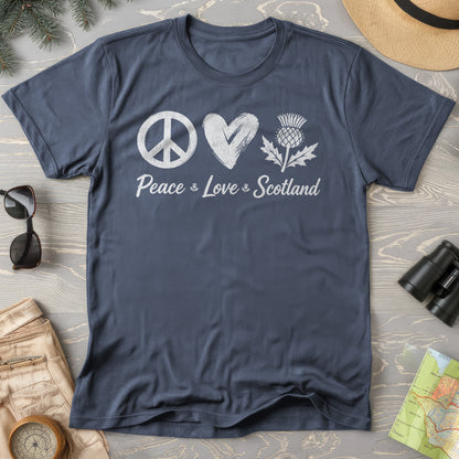 Peace Love Scotland T-Shirt