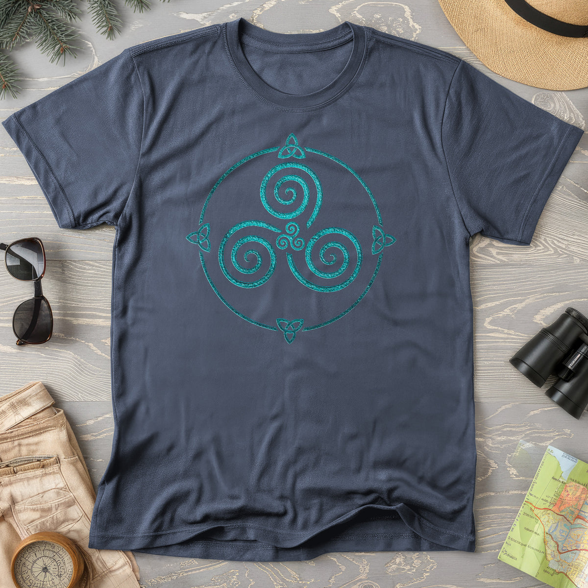 Celtic Triskele Spiral T-Shirt