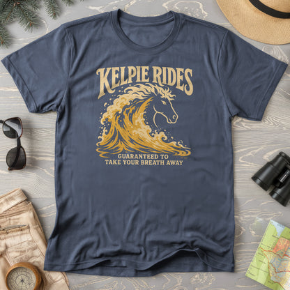 Kelpie Rides Retro T-Shirt