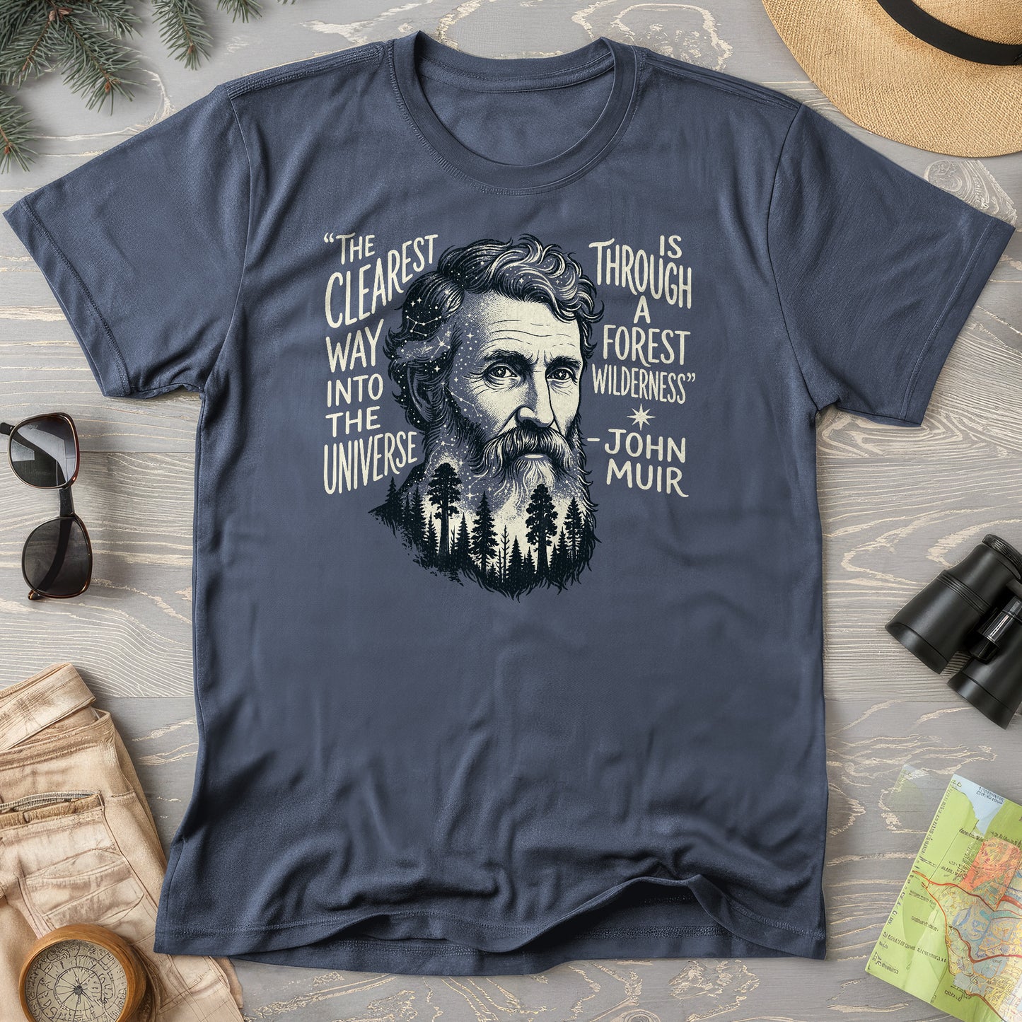 John Muir Universe T-Shirt