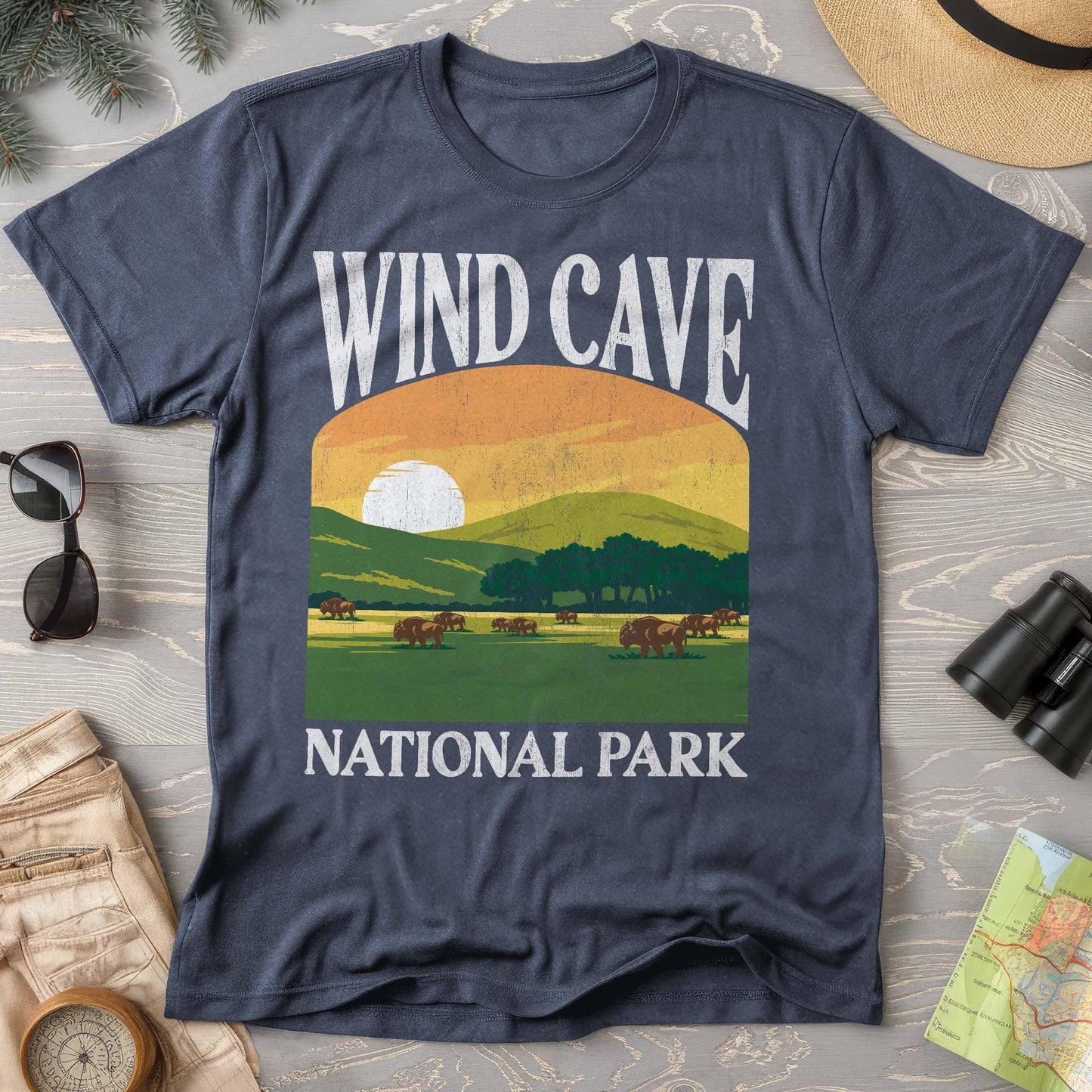 Wind Cave National Park "Big and Bold" Comfort Colors T-Shirt