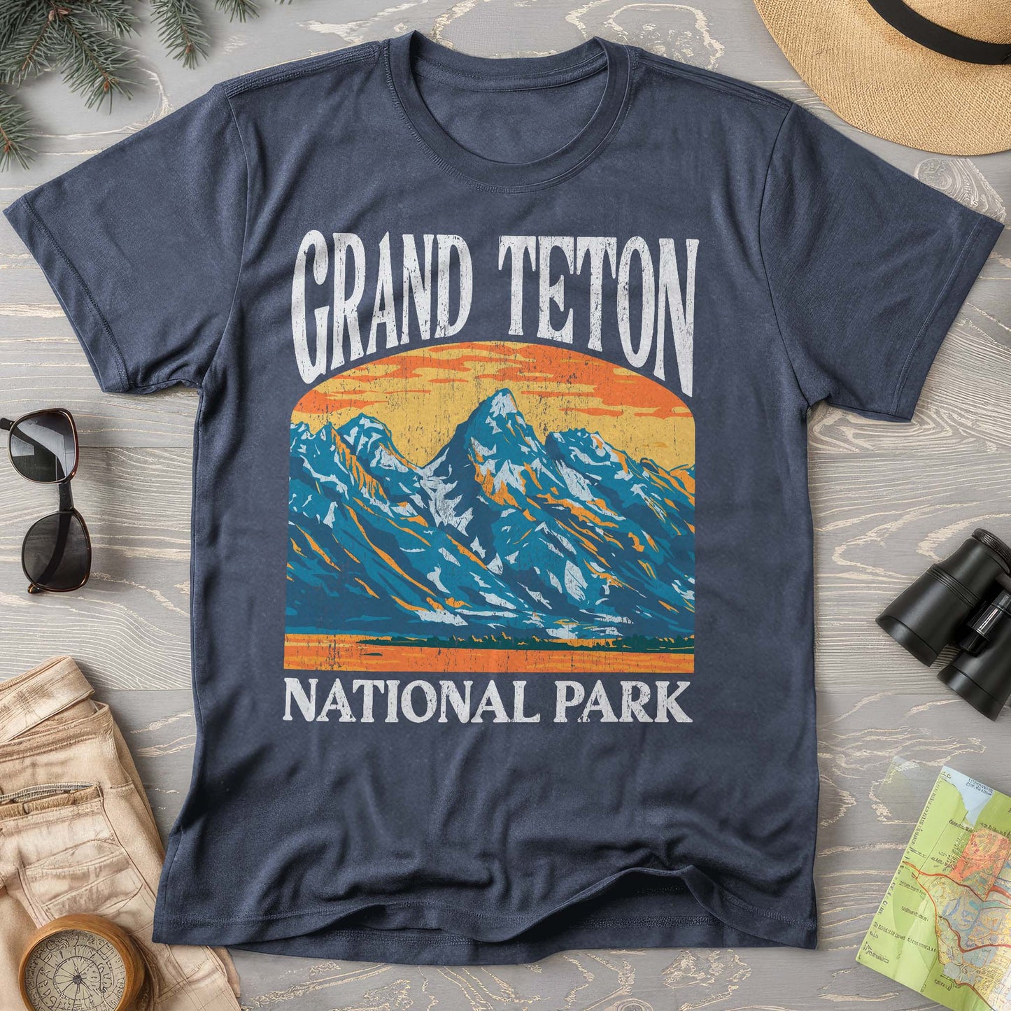 Grand Teton National Park "Big and Bold" Comfort Colors T-Shirt