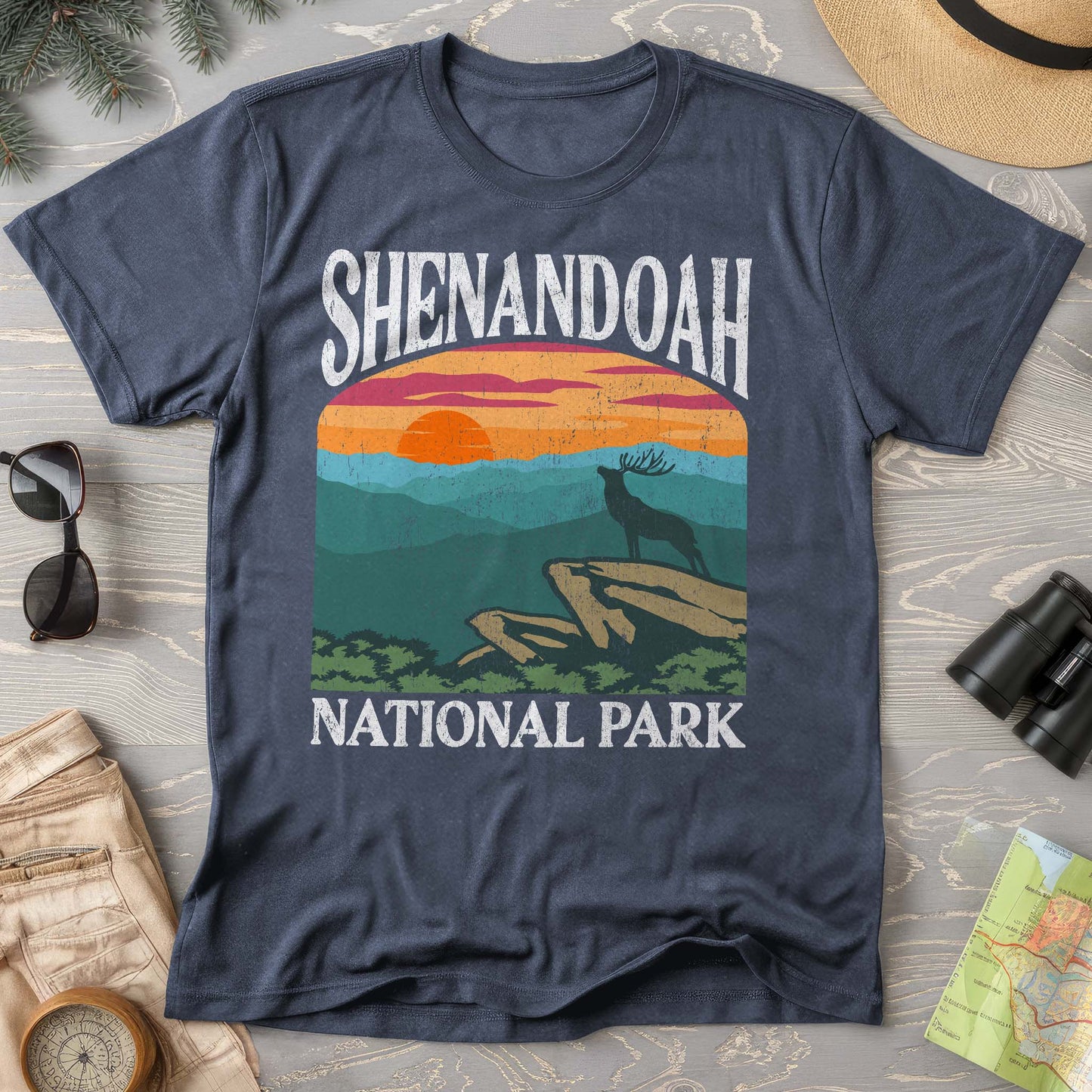 Shenandoah National Park "Big and Bold" Comfort Colors T-Shirt