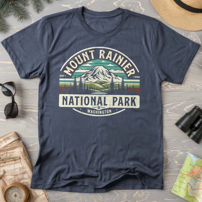 Mount Rainier National Park "Vintage Badge" T-Shirt