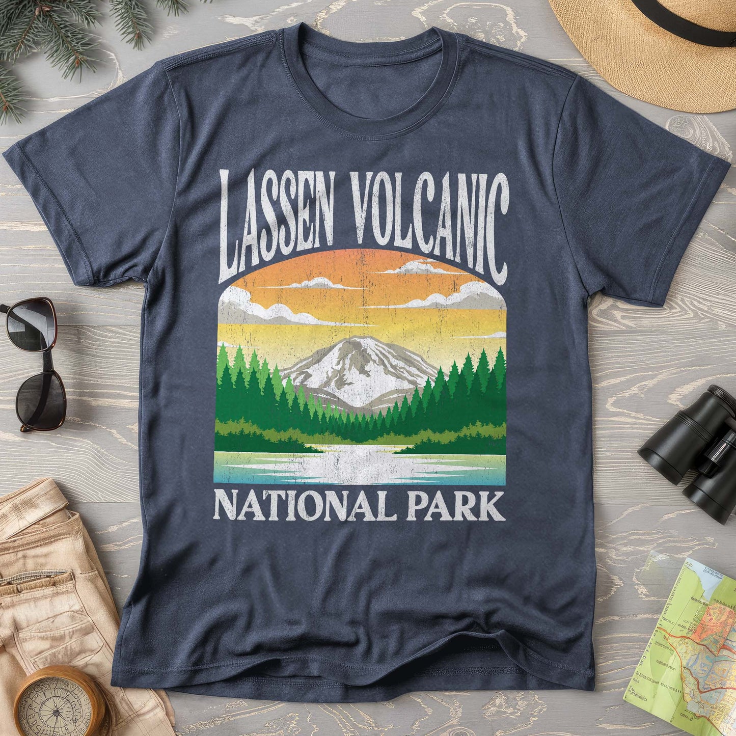 Lassen Volcanic National Park "Big and Bold" Comfort Colors T-Shirt