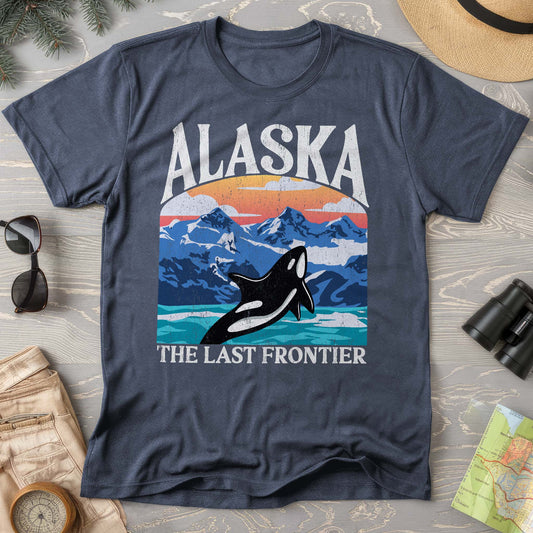 Alaska The Last Frontier "Big and Bold" Comfort Colors State T-Shirt