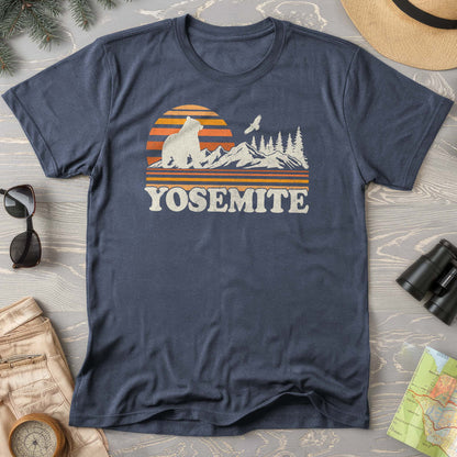 Yosemite Retro Sunset Comfort Colors T-Shirt