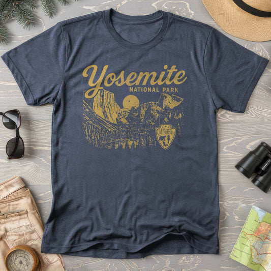 Bargain Bin Overstock! Yosemite National Park "Vintage Sketch" T-Shirt