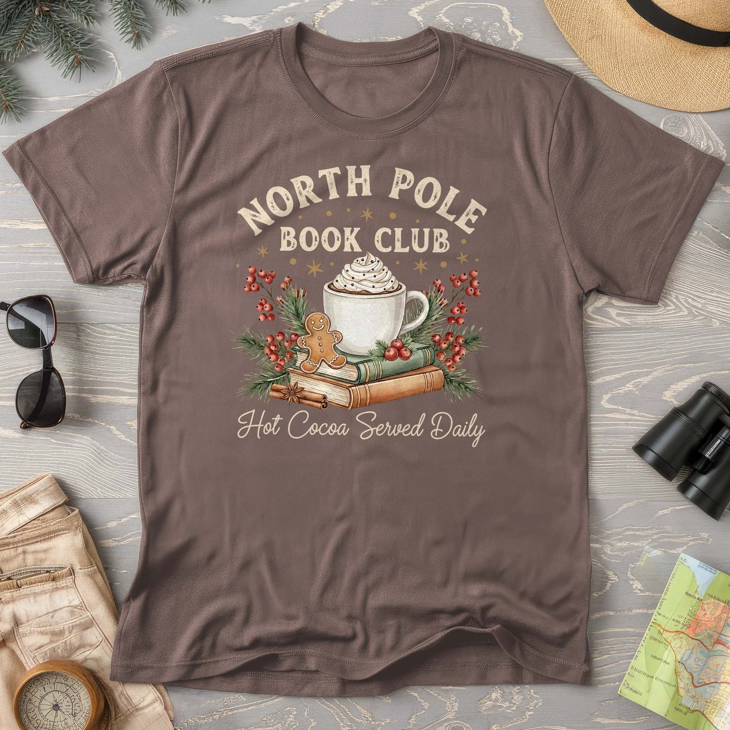 North Pole Book Club Comfort Colors T-shirt