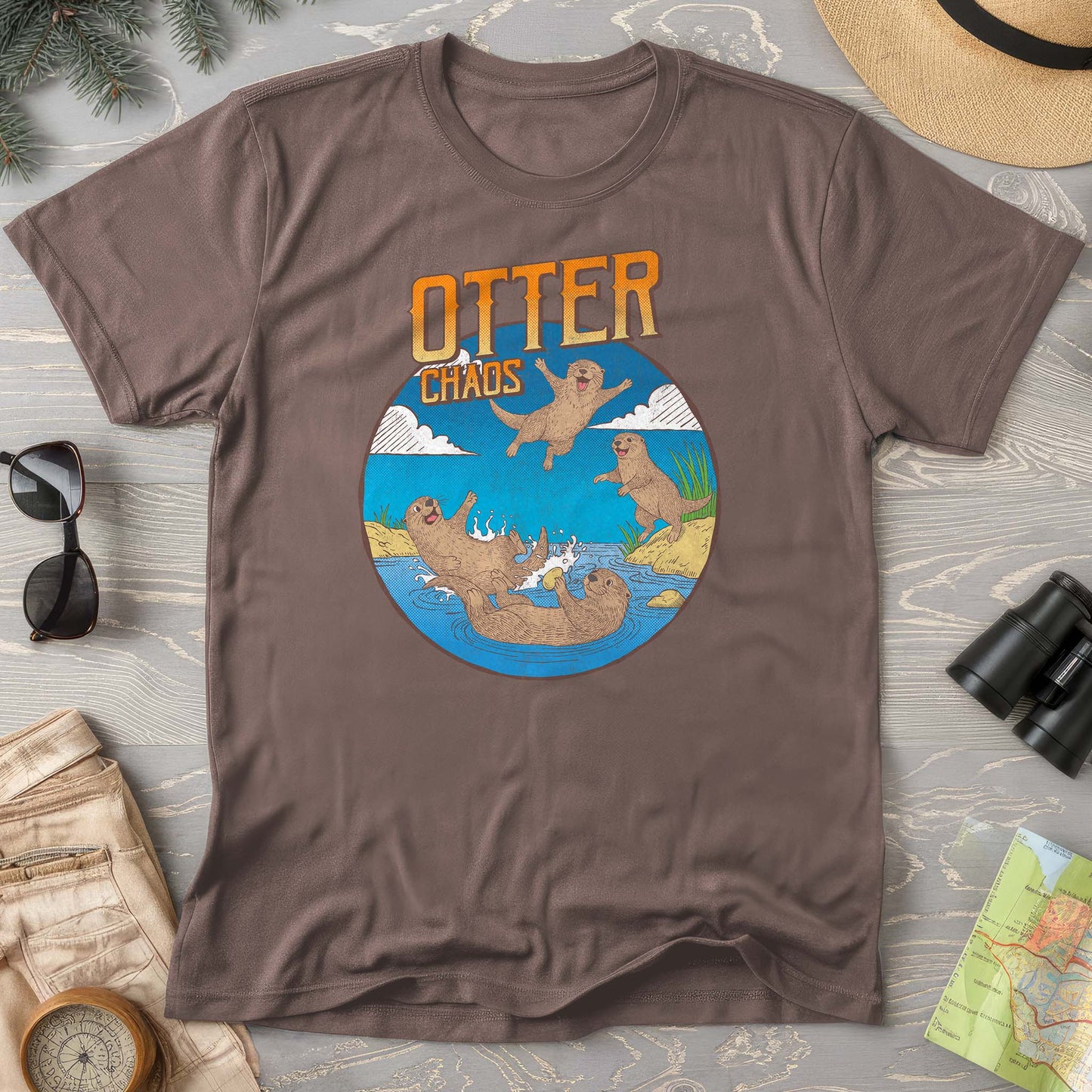 Otter Chaos Comfort Colors T-shirt