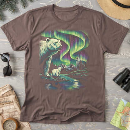 Northern Lights Polar Bears T-shirt