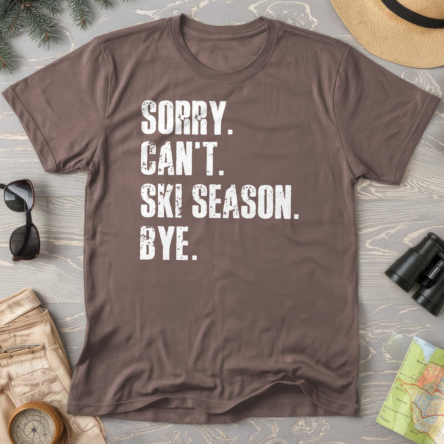 Sorry Ski Season Comfort Colors T-shirt