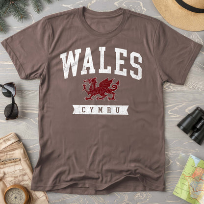 Wales Varsity Dragon Comfort Colors T-shirt