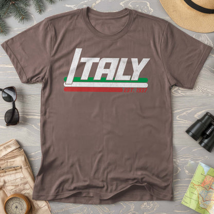 Italy Retro Stripe T-Shirt