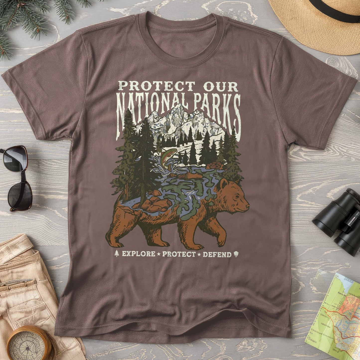 Protect Our Parks Bear T-Shirt