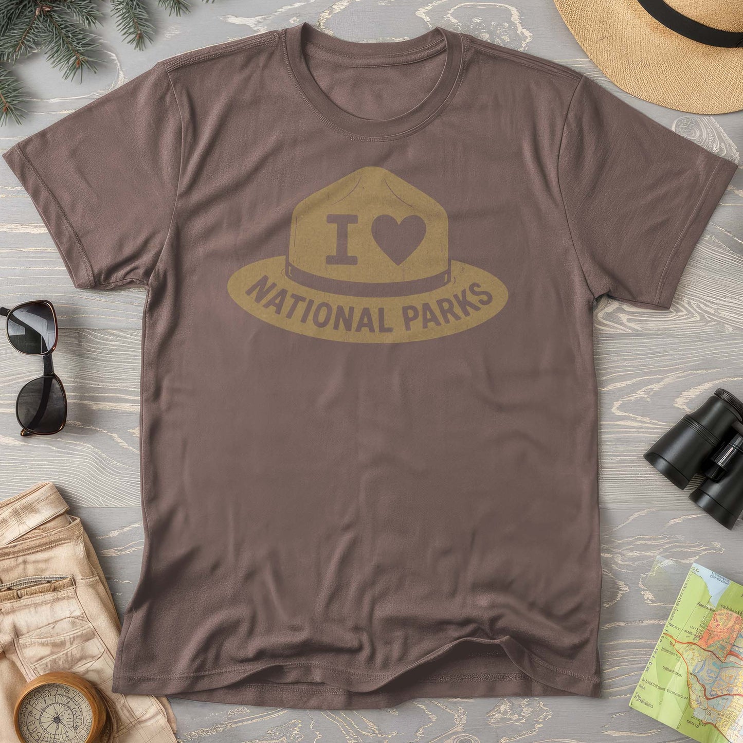 Parks Ranger Hat T-Shirt