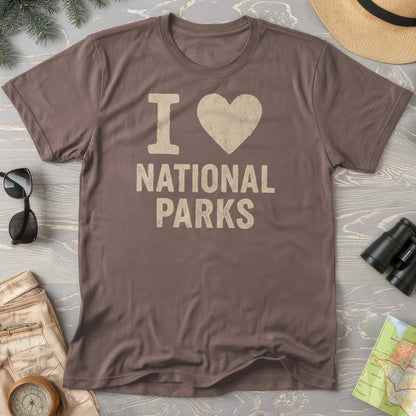 I Love National Parks Vintage T-Shirt