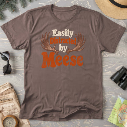 Distracted By Meese Antlers T-Shirt