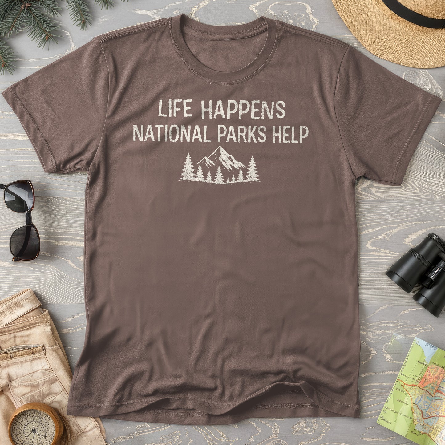 Life Happens Parks Help T-Shirt