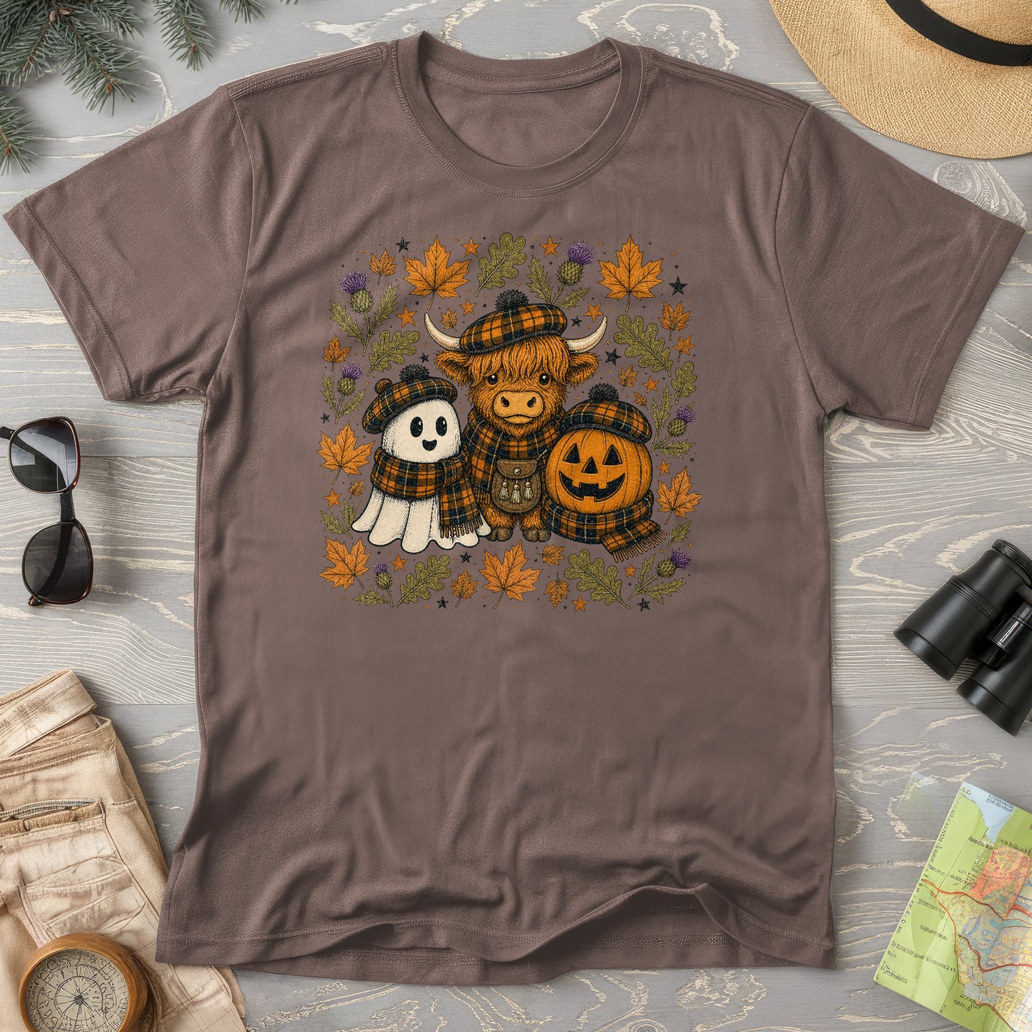 Autumn Plaid Trio T-Shirt