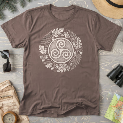 Autumn Triskele Wreath T-Shirt