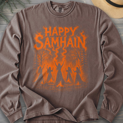 Happy Samhain Druid Long Sleeve Shirt