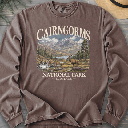 Cairngorms National Park Scotland Comfort Colors 6014 Long Sleeve
