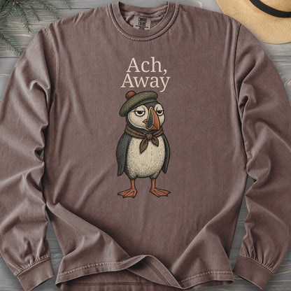 Ach, Away Puffin Comfort Colors 6014 Long Sleeve