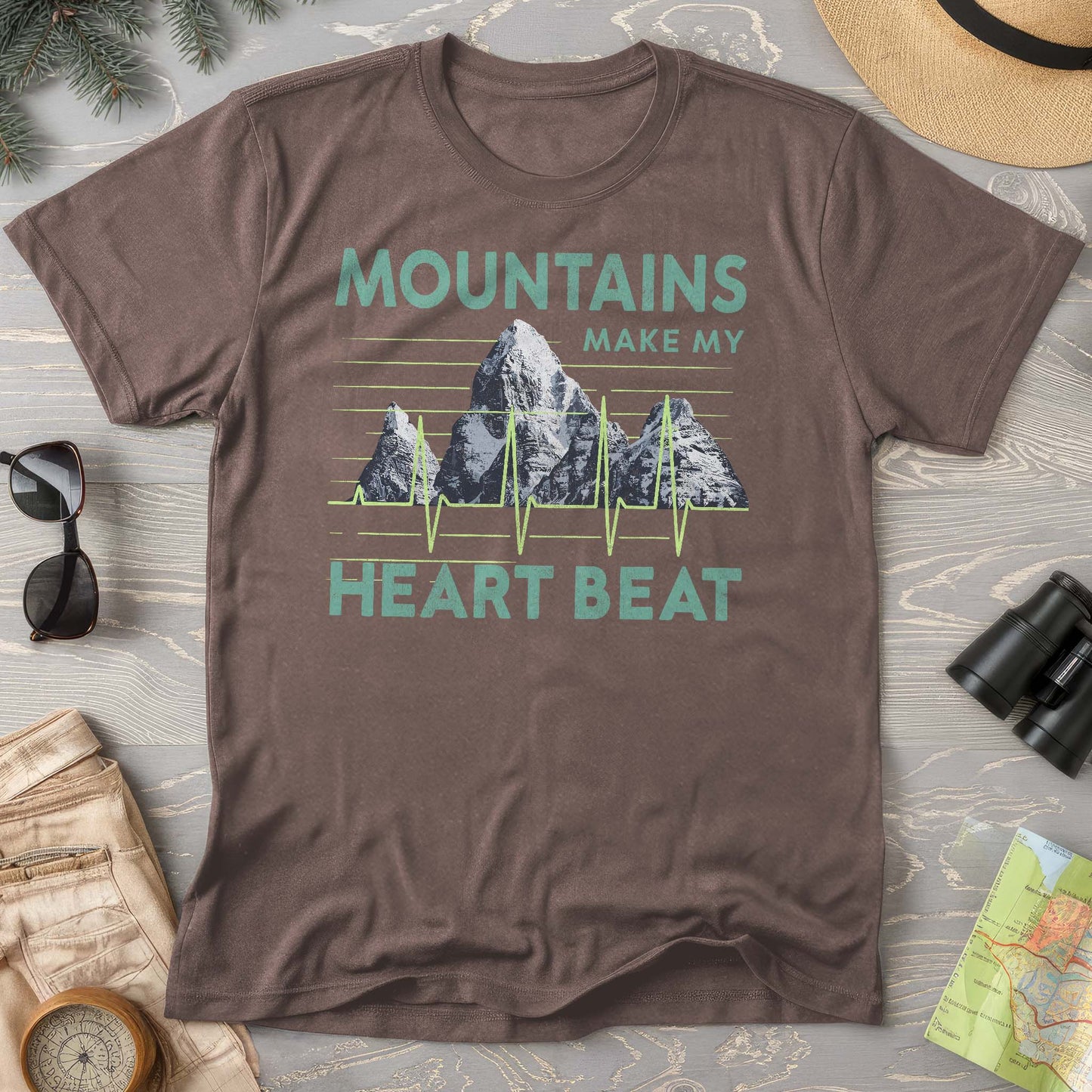 Mountain Lover "Heartbeat" Comfort Colors T-Shirt