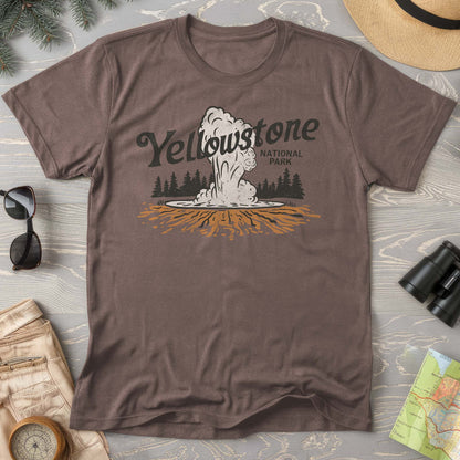 Yellowstone National Park "Old Faithful" Comfort Colors T-Shirt